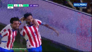 ¡Lo sufre Gareca! Gol de Omar Alderete para el 1-0 de Paraguay vs. Chile por Eliminatorias