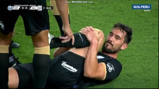 Tras una mala barrida: Santiago García se fue lesionado del Alianza Lima vs. Municipal