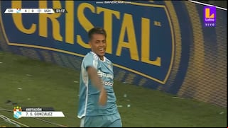 ¡Festín celeste! Gol de Santiago González para el 4-0 de S. Cristal vs. U. Católica