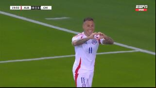 ¡El primero en la ‘Era Gareca’! Gol de Eduardo Vargas para el 1-0 en Chile vs. Albania