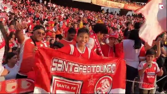 Santa Fe vs. Junior: se enfrentan por Liga BetPlay. (Video: @SantaFe)