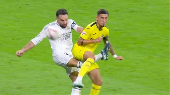 Dani Carvajal lesionado en Real Madrid vs. Villarreal. (Video: ESPN)