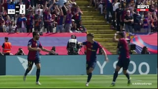 ¿Habrá remontada? Gol de Eric García para el descuento del Barcelona, que pierde 2-1 con Real Madrid