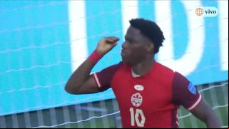 ¡De contragolpe! Gol de Jonathan David para el 1-0 de Canadá vs. Perú en Copa América