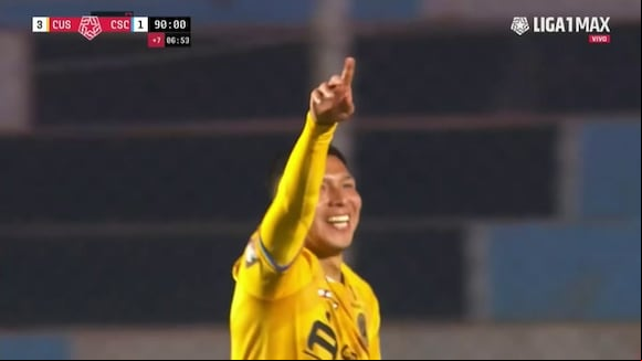Gerson Barreto marcó el 4-1 en Cusco FC vs Sporting Cristal. (Video: Liga 1 MAX)