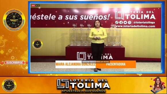 Premio Mayor Loteria Del Tolima Del Lunes 22 De Abril 2024. (Video: Youtube)