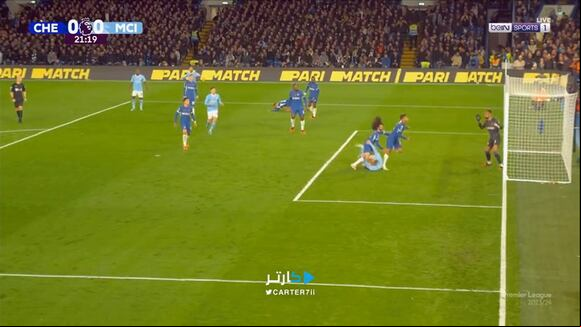 La falta de Cucurella sobre Haaland. (Video: Bein Sports)