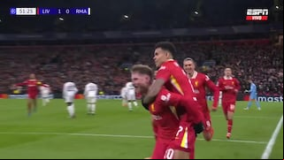 ¡Gran jugada colectiva! Gol de Mac Allister para el 1-0 de Liverpool vs Real Madrid