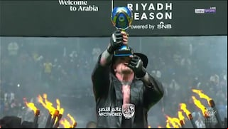 ¡'CR7′ no lo podía creer! Así fue la aparición del Undertaker en Al Nassr vs. Al Hilal