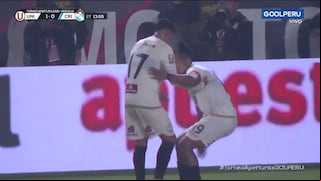 ¡Hace justicia! Gol de ‘Orejas’ Flores para el 1-0 del Universitario vs. Sporting Cristal
