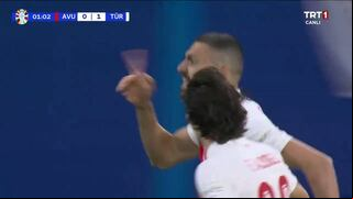 ¡Doblete, con un gol al minuto! Merih Demiral marcó en el 2-0 de Turquía vs. Austria