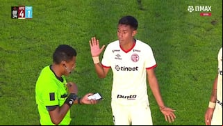 ¿Su revancha? Tarjeta roja para Brandon Palacios en goleada 1-4 de Sporting Cristal vs UTC