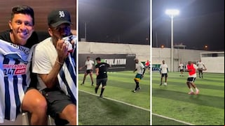 Jefferson Farfán y Rinaldo Cruzado brillan juntos con esta gran jugada en una ‘pichanga’
