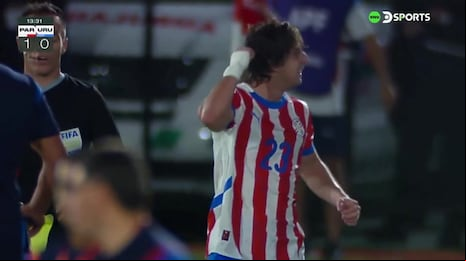 ¡Se acerca al Mundial! Gol de Matías Galarza para el 1-0 de Paraguay vs. Uruguay