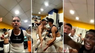 Fiesta en el vestuario: jugadores de Alianza Lima transmiten en vivo tras hazaña en Argentina
