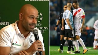 Javier Mascherano recordó su cruce con Paolo Guerrero en la Bombonera: “Un rival difícil”