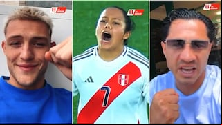 ¡Contigo, Perú! Lapadula y Sonne encabezaron saludos a Sub 20 Femenina por clasificación al hexagonal