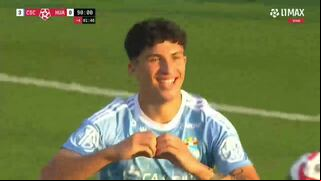 ¡De taco! Golazo de Diego Otoya para el 4-0 de Sporting Cristal vs. Sport Huancayo