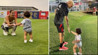 Paolo Guerrero y Ana Paula presencian los primeros pasos de su hijo en Videna: “Es una señal”