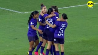 ¡Sorprendió a la portera! Gol de Adriana Lúcar para el 1-0 de Alianza Lima vs. Santiago Morning
