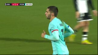 ¡Llegó el empate! Gol de Ferran Torres para el 1-1 de Barcelona vs. Unionistas