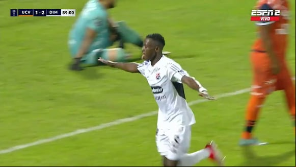 Gol de García en el César Vallejo vs. DIM (Fuente: ESPN 2)