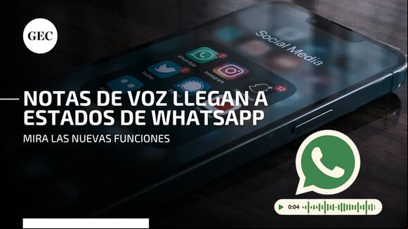 Cómo compartir nota de voz en los estados de WhatsApp