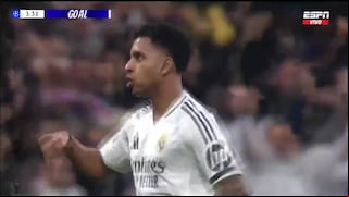 ¡En menos de 5 minutos! Golazo de Rodrygo para el 1-0 del Real Madrid vs. Atlético Madrid