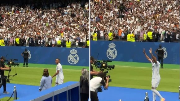 Presentación de Kylian Mbappé en Real Madrid: Así recibieron los hinchas al astro francés en el Bernabéu