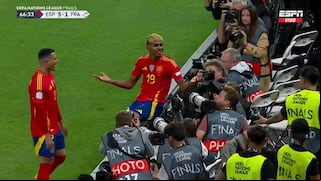 ¡Es un baile! Goles de Lamine Yamal y Pedri para el 5-1 del España vs. Francia