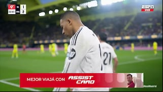 ¡Doblete en seis minutos! Golazos de Mbappé para el 2-1 del Real Madrid vs. Villareal | VIDEO