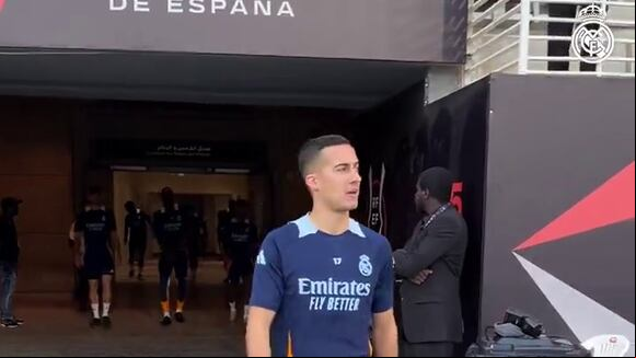Real Madrid alistó a los mejores de su plantilla para la final de la Supercopa (Video: Real Madrid)