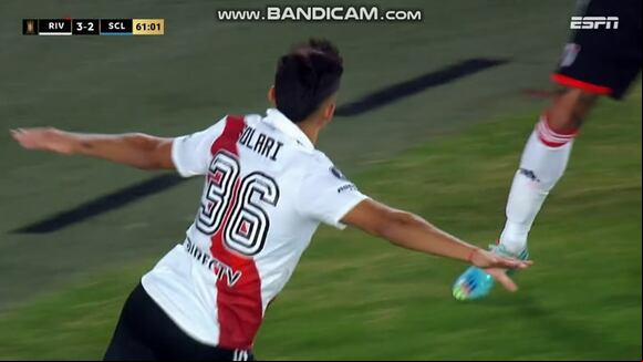 Pablo Solari anotó el 4-2 de River Plate vs. Sporting Cristal. (Video: ESPN)