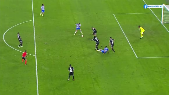 Monterrey vs. Toluca por la Liga MX. (Vídeo: @Rayados).