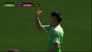 Se le borró la sonrisa: Raúl Ruidíaz anotó a lo ‘Panenka’ pero vio la roja al final en el Seattle vs. Colorado
