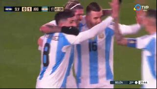 Gol de Enzo Fernández: con un sutil toque pone el 2-0 de Argentina vs. El Salvador