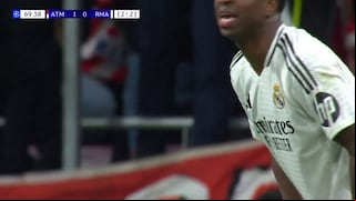 ¿A dónde la mandaste? Penal fallado de Vinícius Junior en el Atlético de Madrid vs. Real Madrid