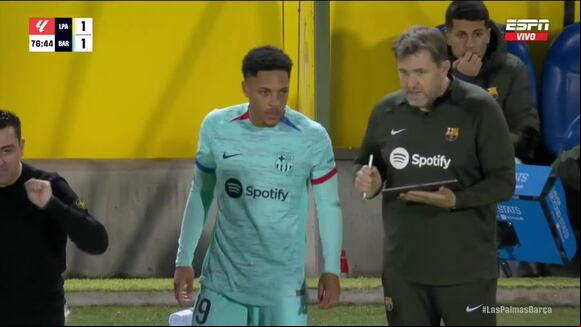 Vitor Roque hizo su debut oficial con Barcelona en LaLiga. (Video: beIN Sports)