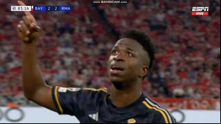 ¡Gol de Vinícius y doblete logrado! Penal y el Real Madrid le empató 2-2 al Bayern Múnich