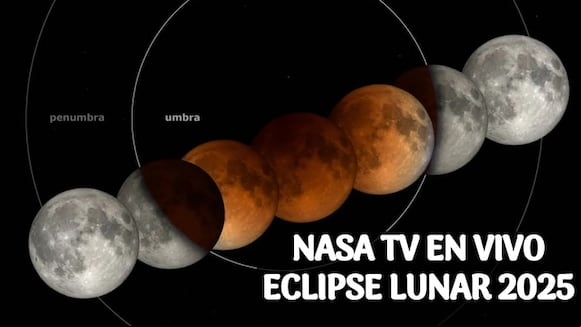 NASA TV EN VIVO - Eclipse Lunar EN DIRECTO - cómo y dónde ver la Luna de Sangre. (Video: Twitter)