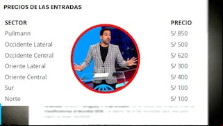 Óscar del Portal y su sorpresa por elevados precios para el Perú vs Uruguay: “¿En serio?”
