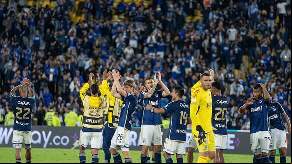 Millonarios vs. Palestino por la fecha 5 de la Copa Libertadores 2024. (@MillosFCoficial).