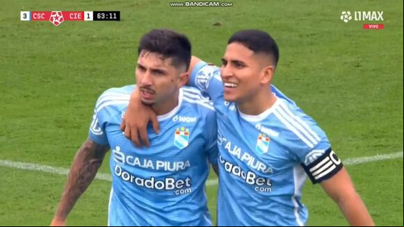 Gianfranco Chávez marcó el 3-1 de Sporting Cristal sobre Cienciano. (Video: L1 MAX)