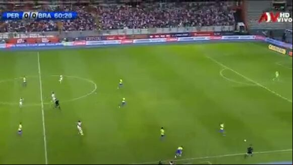 Joao Grimaldo y su debut ante Brasil (Video: ATV)