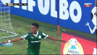 ¡Bien ubicado! Gol de Estevao para el 1-0 del Sporting Cristal vs. Palmeiras por Libertadores