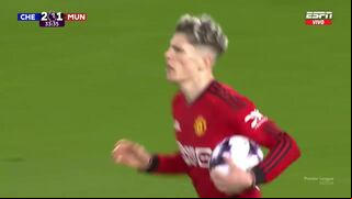 Goles de Garnacho y los ‘Diablos Rojos’ remontan 2-3 del Chelsea vs. Manchester United