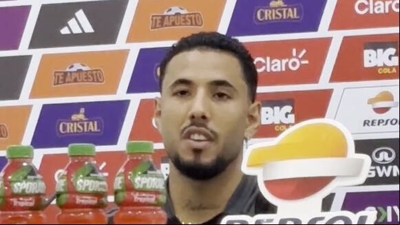Sergio Peña, jugador de la Selección Peruana. (Vídeo: Gianina Gonzáles).