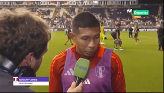 Edison Flores tras victoria de Perú: “Estamos conscientes que podemos dar más”