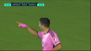¡Gol de Luis Suárez! El ‘Pistolero’ marcó el 1-0 en el Inter Miami vs. Nashville