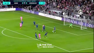 ¡Pecho, volea y adentro! Golazo de Lionel Messi para el 1-0 del Inter Miami vs. Kansas City